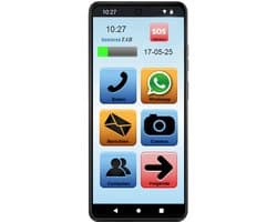 SeniorenTAB M - Senioren Smartphone op basis van Motorola - Veilig en voordelig- 64GB - 6.6 inch scherm