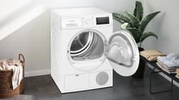 Siemens iQ300 WT43H004, Vrijstaand, Voorlader, Condensatie, Wit, Draaiknop, Touch, Rechts — thumbnail 5