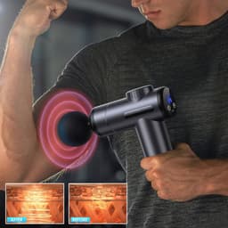 Spiermassagepistool met 99 instelbare niveaus en 8 koppen - LCD-display en stil ontwerp voor spierpijnverlichting — thumbnail 4