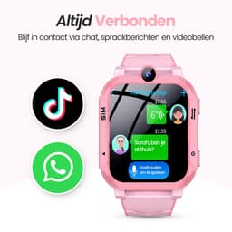 Trakidz Smartwatch kinderen - Jongen & meisje - Kinderhorloge - Gps - Horloge kids - Roze — thumbnail 2