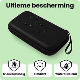 Hoesje Geschikt voor Nintendo Switch 2 Case Hoes Hard Cover Koord - Bescherm Case Geschikt voor Nintendo Switch 2 Hoes - Blauw — thumbnail 3
