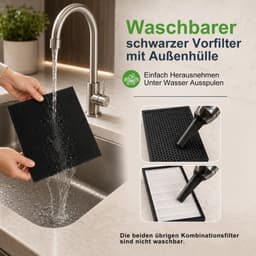 Luchtreiniger Hepa-filter Met Actieve Koolfilter - 48 Watt Vermogen - 40 m² Oppervlakte - Wit - Voor Huisdieren Allergieën — thumbnail 4