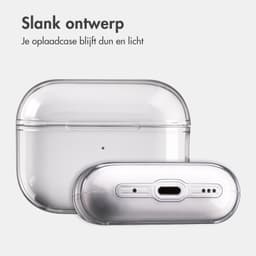 imoshion Clear Softcase voor - Hoesje geschikt voor AirPods Pro 2 / Pro 2 (2022) - Smokey Black — thumbnail 5