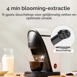 Mini-filterkoffiezetapparaat voor 2 kopjes, klein koffiezetapparaat met permanent filter, 250 ml watertank, 4 minuten brouwtijd, bediening met één knop, compact koffiezetapparaat voor kantoor — thumbnail 5
