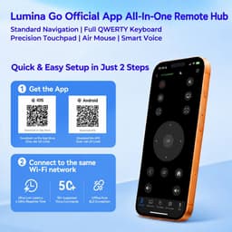 Beamer 4K Ondersteuning – Android 14 – WiFi 6 & Bluetooth 5.4 – Auto Keystone – 270° Draaibaar — thumbnail 2
