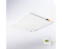 Infrarood Plafondverwarming - 1200 W Vermogen - Aluminium - Binnengebruik - Met Draadloze Thermostaat