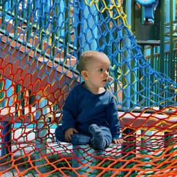 Klimnet, kinderen, speeltuin net met opbergzakken, polyester — thumbnail 3