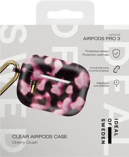 iDeal of Sweden Clear Case voor de Apple AirPods Pro 3 - Cherry Crush — thumbnail 4