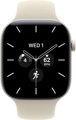 Apple Watch Series 12 - Wifi + 5G - 46 mm - Parelwit - S/M — thumbnail 2