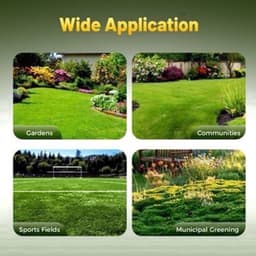 Handgrasmaaier – Handmaaier – Kooimesmaaier – Duwgrasmaaier – Gazonmaaier – 50,8 cm Maaibreedte – 9 Instelbare Maaihoogtes – 65-Mangaan Stalen Messen – Met Opvangzak – Groen — thumbnail 3