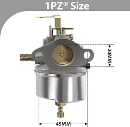 FR6-AQ1 carburateur voor 30S 35S 43S grasmaaier, vervanging voor AQ148 motor, met benzinefilter, slang, afdichting en klem — thumbnail 5
