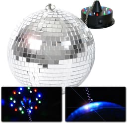 Discobal - BeamZ discobol 30cm inclusief motor met LED verlichting — thumbnail 1