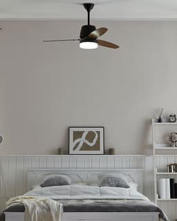 MLAVA - Staande lamp - Donkere houtkleur - Metaal — thumbnail 5