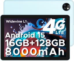 DOOGEE T10W - Tablet - 9GB RAM + 128GB ROM (2TB/TF) - 10,1 Inth TUV low blue light - 8000mAh - Android 15 - Dubbele luidsprekers - Face ID - Blauw — thumbnail 1