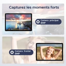 DOOGEE Tab A9 Pro -Tablet-Android 15- 10,1 inch HD IPS -24GB ROM+128GB ROM（2TB TF）-BT5.0-6580mAh/18W-Dubbele luidsprekers-Face ID-5G Wi-Fi-A GPS-GPS-Grijs — thumbnail 5