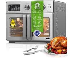 Mini-oven 4-in-1 | Heteluchtoven en Airfryer XXL met Draaispies en Accessoires | 32L
