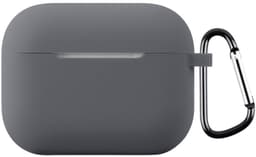 Coverup Hoesje - Geschikt voor AirPods Pro 3 Hoesje - Coverup Siliconen AirPods Case met Sleutelhanger - Donkergrijs — thumbnail 1