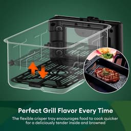 Dubbele Airfryer - Dubbele Mand - Dual Cook - Heteluchtfriteuse — thumbnail 5