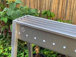Spiedini Saté-bbq Bali 80 - Smalle houtskoolbarbecue met horizontaal rooster voor sate of andere spiesjes - 80 cm lang (let op: 11 cm smal) - Materiaal: gealuminiseerd ijzer — thumbnail 5
