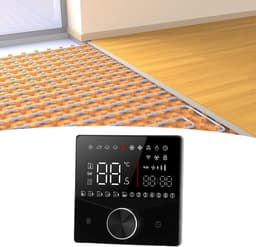 Digitale Thermostaat - Intelligente Regelaar - Verwarming Regelen - LCD Kleurendisplay - 5-70℃ - Zwart — thumbnail 4