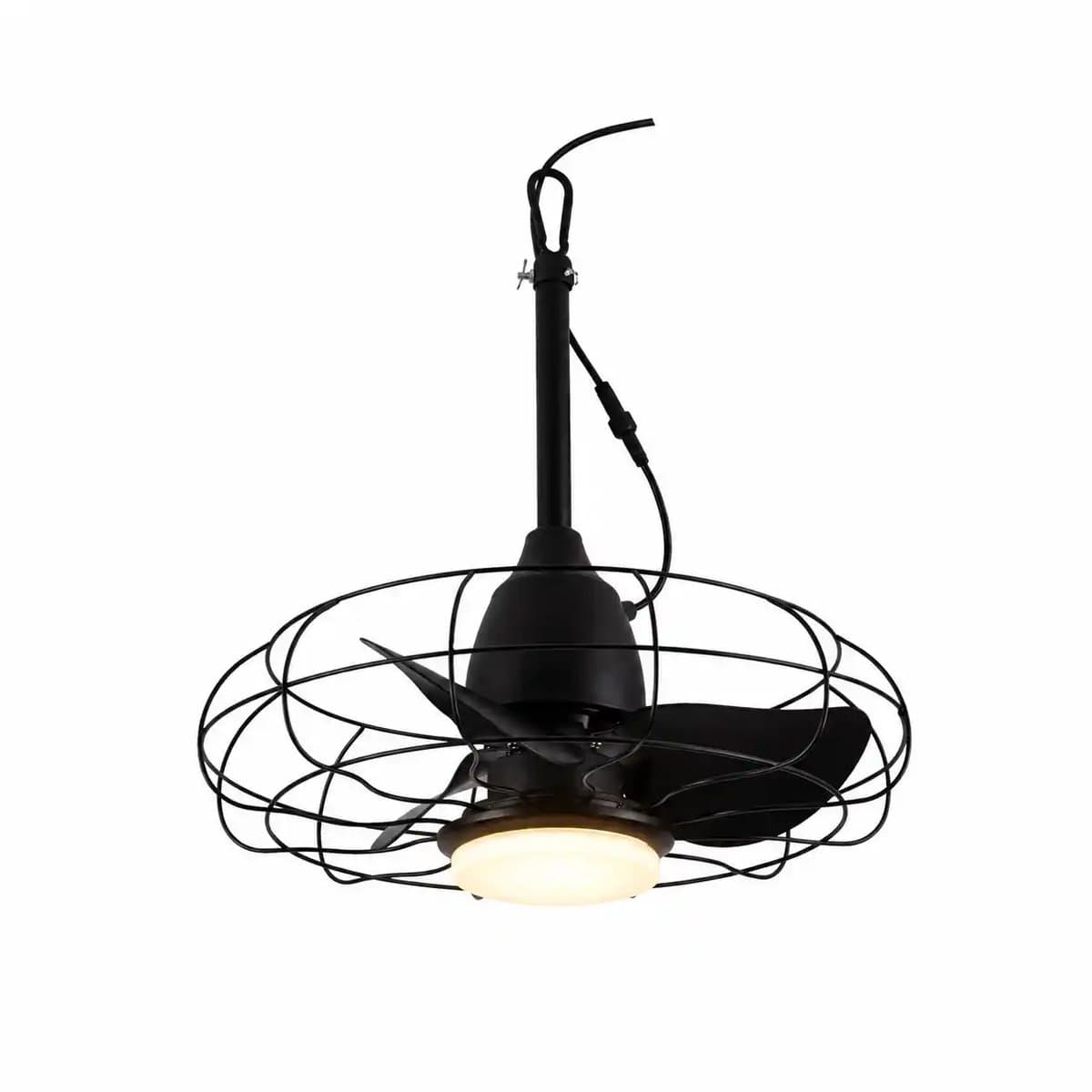 CristalRecord - Plafondventilator Freshfan Ø 50 cm outdoor IP65 zwart — afbeelding 1