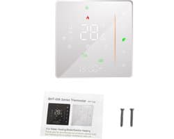 Slimme Thermostaat - Vloerverwarming Controller - Comfort Thuis - App Bediening - 95-240V AC - Wit