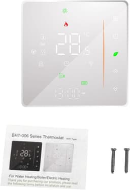 Slimme Thermostaat - Vloerverwarming Controller - Comfort Thuis - App Bediening - 95-240V AC - Wit — thumbnail 1