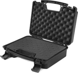 VicBre Separate gun cover with foam insert, 26 x 20 x 8 cm, hard plastic gun cover - ShopVlot — thumbnail 3