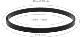 Afdichtingen Rubber 5 Stuks - Vervangende Afdichting - Buitendiameter 47 mm - Binnendiameter 45 mm - Compatibel met Tecumseh Grasmaaiers - MPN 631028/29630121 - Rubberpakking — thumbnail 5