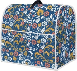 Mixerhoes Keuken - Apparaat Beschermhoes - Keuken Organisatie - Met Handige Zakken - Voor 6-8 Quart - Vintage Bloemen — thumbnail 1