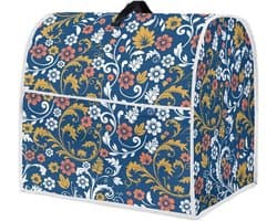 Mixerhoes Keuken - Apparaat Beschermhoes - Keuken Organisatie - Met Handige Zakken - Voor 6-8 Quart - Vintage Bloemen
