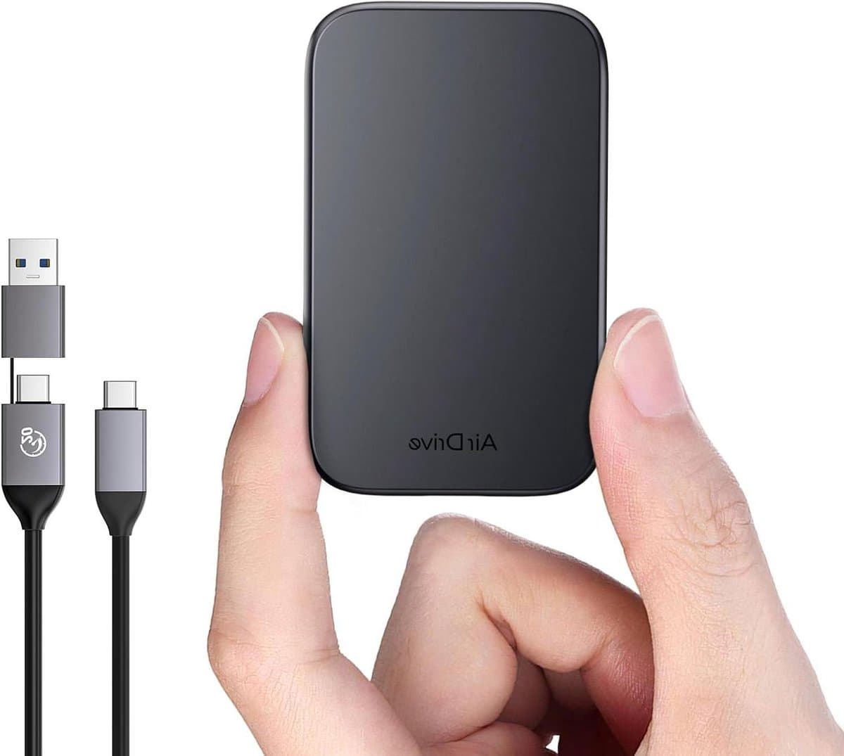 Externe SSD - Opslagstation - Bestanden Opslaan - Hoge Snelheid - 1TB - Zwart — afbeelding 1