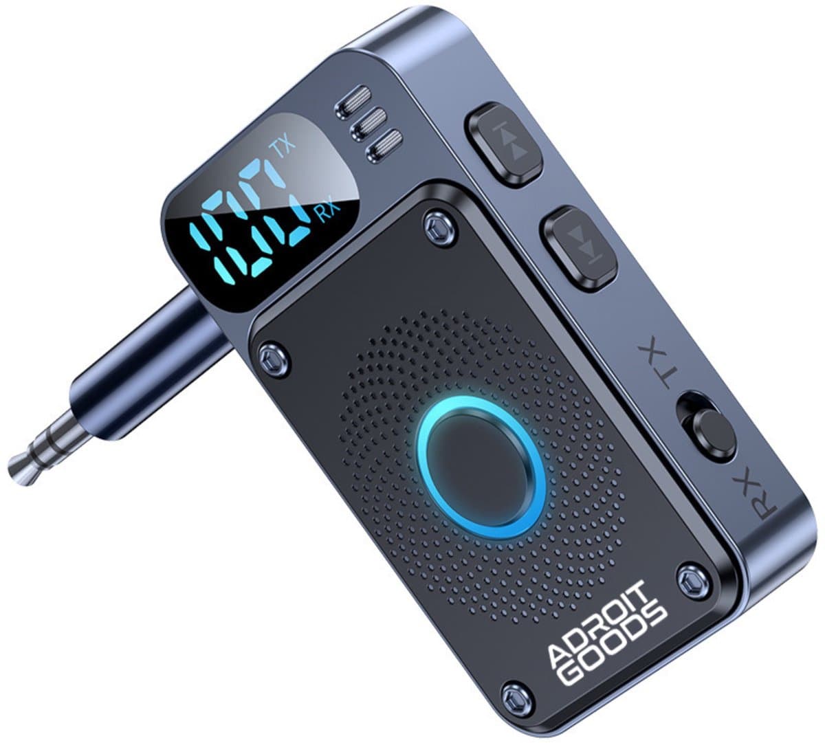 AdroitGoods Bluetooth 5.4 Audio Adapter 2-in-1 Zender Ontvanger AUX Draadloos 3.5mm Transmitter Receiver Auto TV Koptelefoon 14U — afbeelding 1