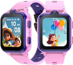 DOOGEE Anyscene S3 4G - GPS Horloge Kind - Smartwatch Kinderen - Video oproepen - Android OS - 1,72" inch HD Scherm - 2GB+16G - 900mAh - GPS/LBS/WiFi Locatie - Hartslag & Bloeddruk Monitor - IP68 Waterdicht - Geschikt voor iPhone en Android - Roze — thumbnail 1