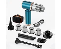 Draagbare Stofzuiger - Mini Kruimeldief - Auto Interieur Reinigen - Krachtige Zuigkracht - 500 Gram Capaciteit - Blauw