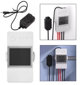 Slimme Schakelaar - Thermostaat Module - Klimaatbeheer - Real-time Monitoring - 12 x 7 x 4 cm - Wit — thumbnail 4