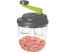Keuken Chopper - Groente Snijder Handmatig - Voedsel Bereiden - Voedselveilig ABS Materiaal - 17.5 x 14.3 x 13.6 cm