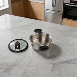 Druk Slow Cooker - Multicooker Pot - Gezond Koken - Antiaanbaklaag - 3.5 Liter - Zilverachtig Zwart — thumbnail 3
