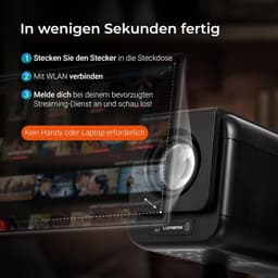 Mini Beamer - Wit - 1080p Full HD - Autofocus & 4D Keystone - Voor Thuisbioscoop — thumbnail 3