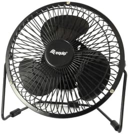 Solidchoice - Tafelventilator USB 15 cm Zwart — thumbnail 1