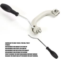 Dailygoody - Dakgreep Handvat Ontgrendelingsgereedschap T10518 - Vervanging voor Seat en Octavia — thumbnail 4