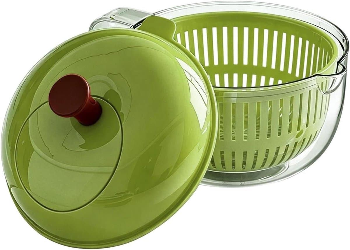 Fruitwasmachine - Groente Wasser - Verse Producten Bereiden - Handgreep Zeef - 23 x 23 x 18 cm - Groente — afbeelding 1
