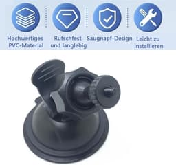 Autozuignap voor dashcamhouder - universele houder - stevige zuignapbasis - eenvoudig te bevestigen - SnelShoppen — thumbnail 5