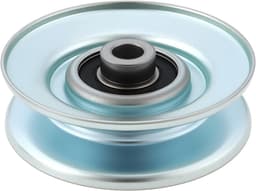 SnelShoppen - Vervangingsloop voor grasmaaier, stationaire pulley, vlak, diameter 64.5mm, hoogte 18mm, metalen loopwiel voor Husqvarna en Jonsered zit — thumbnail 1