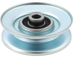 SnelShoppen - Vervangingsloop voor grasmaaier, stationaire pulley, vlak, diameter 64.5mm, hoogte 18mm, metalen loopwiel voor Husqvarna en Jonsered zit