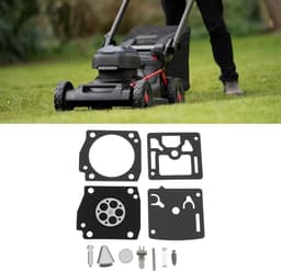SnelShoppen - Grasmaaier Carburateur Kit 49-899 voor Reparatie Compl Rep 599 - Inclusief Pakkingen, O-ringen, Diafragma's, Nozzles - Slijtvast Rubber — thumbnail 3