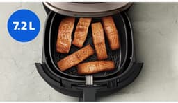 PHILIPS 5000 Serie Airfryer met Stoom – 7,2 L – Zwart – Voor 5 personen – 21 Kookfuncties (NA543/00) — thumbnail 3
