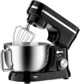 Elektrische Standmixer - Keukenmixer - Bakken en Mixen - Kantelkop functie - 45 Liter Kom - Zilver — thumbnail 1