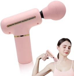 Mini massagepistool - 4 instelbare snelheden - draagbaar handmassageapparaat - diepe weefselpercussie voor nek en rug - ShopVlot — thumbnail 1