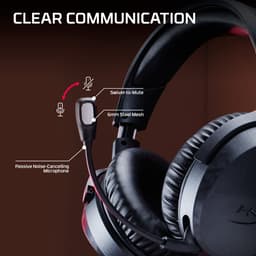 HyperX Cloud Stinger 3 Gaming Headset - Draadloos - Noise Cancelling - Tot 80 uur Batterij - PS & PC — thumbnail 4